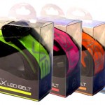 Visijax LED Sports Belt - all colours in packaging