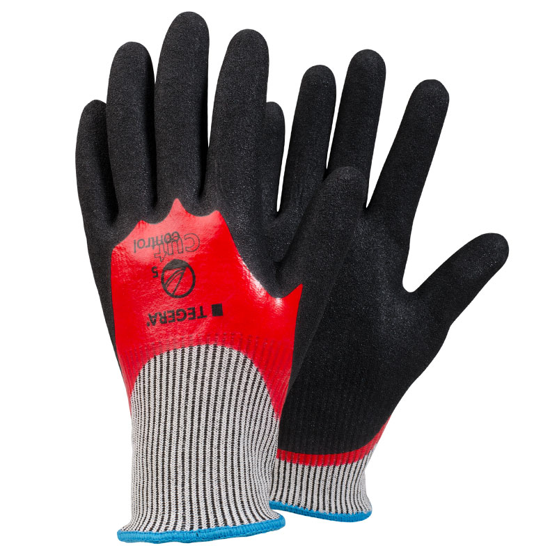TEGERA®785 by Ejendals: Scandinavian Quality Durable & Ergonomic Cut-5 Double-Dipped Nitrile Glove