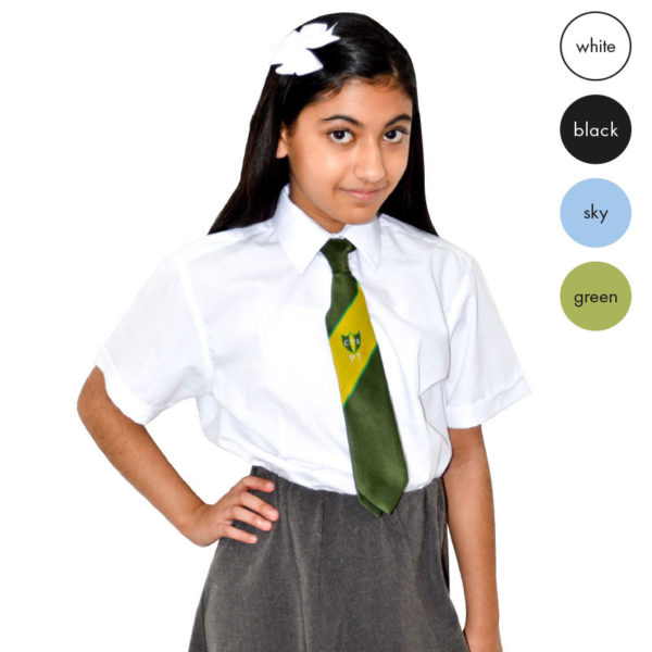 CKL Schoolwear TWINPACK Girls Fitted Blouse Cap Sleeve CBLG07
