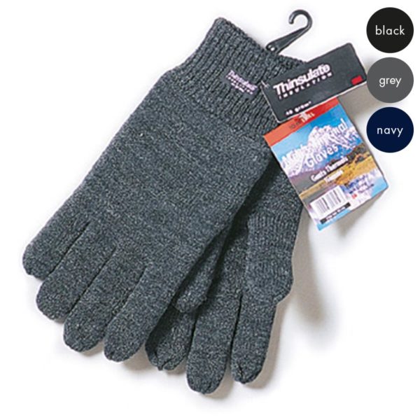 Thinsulate Lined Knitted Gloves WGLA01