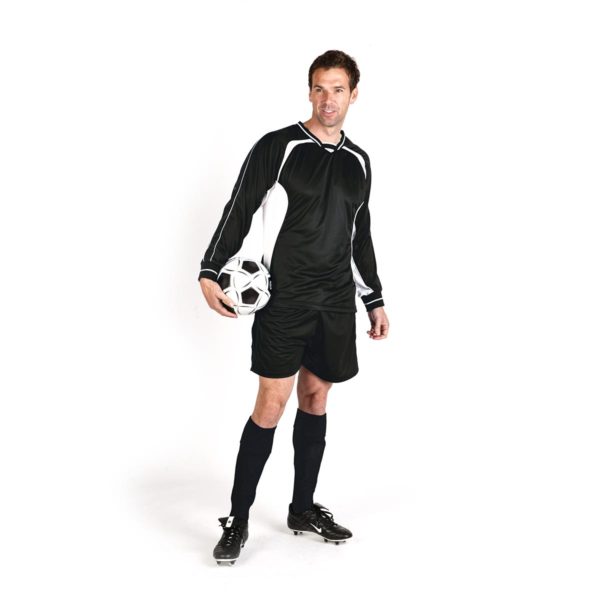 Adults Football Kit - TFKA01-black-white