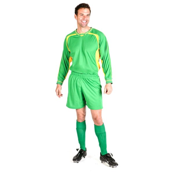 Adults Football Kit - TFKA01-kelly-green-yello