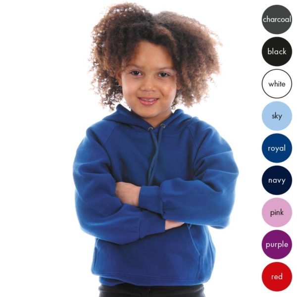 Kids Premium Hooded Raglan Sweatshirt TSK04
