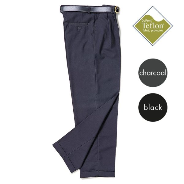 Full-Waist Pleated Trousers - Secondary CTRB08