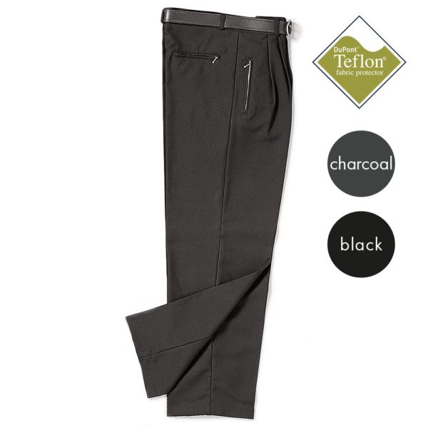 Full-Waist Pleated Trousers - Secondary CTRB09