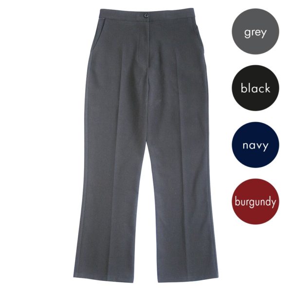 Girls Straight Leg Trousers with Internal Elastic Adjuster CTRG142-main
