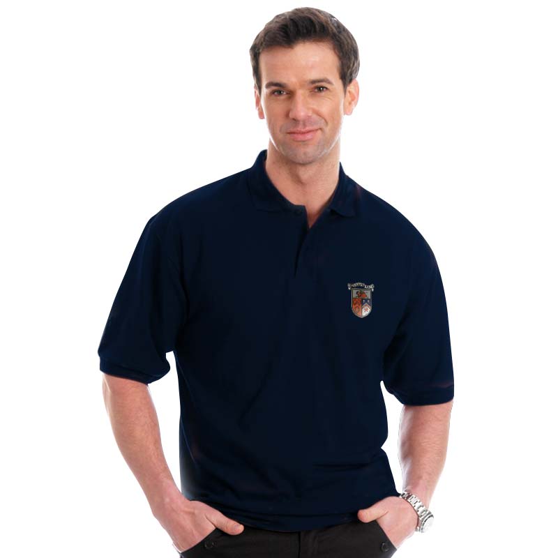 210g 50/50 PC Mid-Weight Bell Baxter Pique Polo - TPA02-sweat-navy