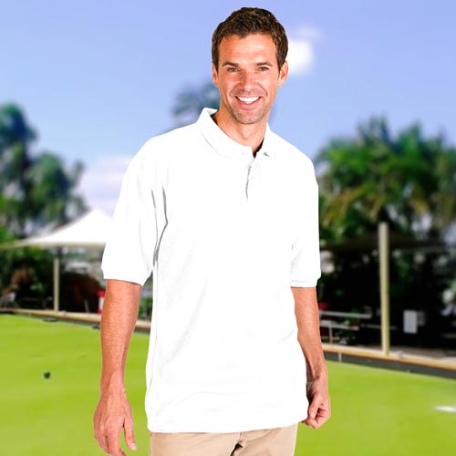 210g 50/50 PC Mid-Weight Short Sleeve Bowling Pique Polo - TPA02BOWLS