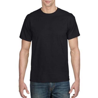 DryBlend Poly-Cotton T-Shirt - GD20 - 8000-Adult-T-Shirt-Black