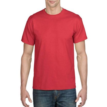 DryBlend Poly-Cotton T-Shirt - GD20 - 8000-Adult-T-Shirt-Red