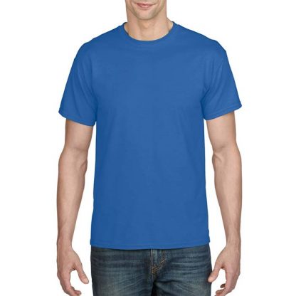 DryBlend Poly-Cotton T-Shirt - GD20 - 8000-Adult-T-Shirt-Royal