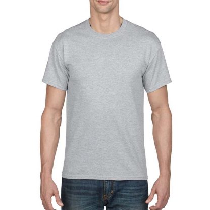 DryBlend Poly-Cotton T-Shirt - GD20 - 8000-Adult-T-Shirt-Sport-Grey