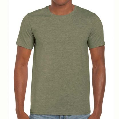 Adult Softstyle T-Shirt - GD01-G64000-heather-military-green