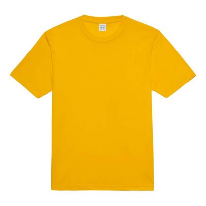 JUST COOL Polyester Cool T - JC001-GOLD-(FLAT)