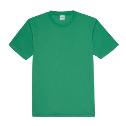 JUST COOL Polyester Cool T - JC001-KELLY-GREEN-(FLAT)
