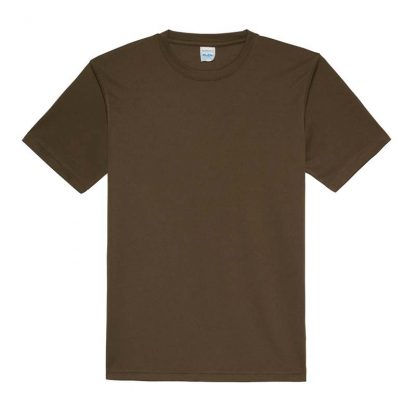 JUST COOL Polyester Cool T - JC001-OLIVE-GREEN-(FLAT)