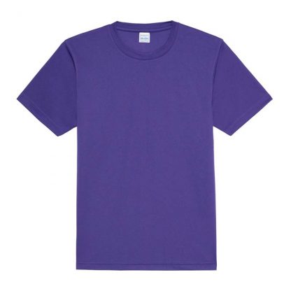 JUST COOL Polyester Cool T - JC001-PURPLE-(FLAT)
