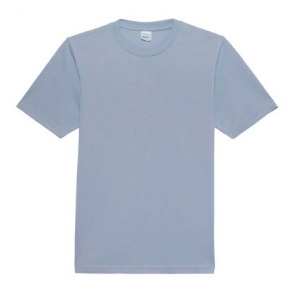 JUST COOL Polyester Cool T - JC001-SKY-BLUE-(FLAT)