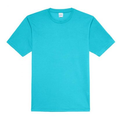 JUST COOL Polyester Cool T - JC001-TURQUOISE-BLUE-(FLAT)