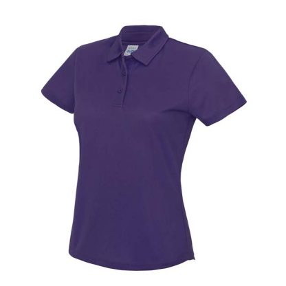 Girlie Cool Polo - JC045-PURPLE-(FRONT)