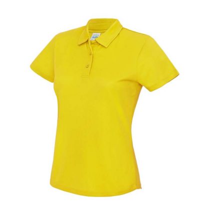 Girlie Cool Polo - Girlie Cool Polo - JC045-SUN-YELLOW-(FRONT)